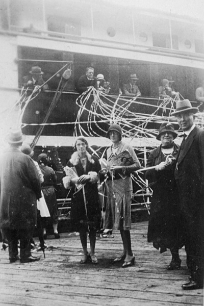 Father Francis (Frank) Lyons on board the SS Morinda, 28 January 1931